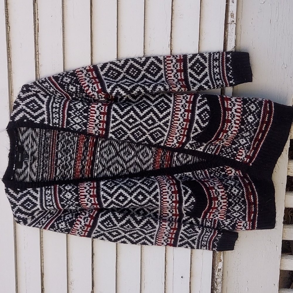 Forever 21 Tribal Pattern Cardigan